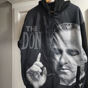 Black Graphic Performance Jacket